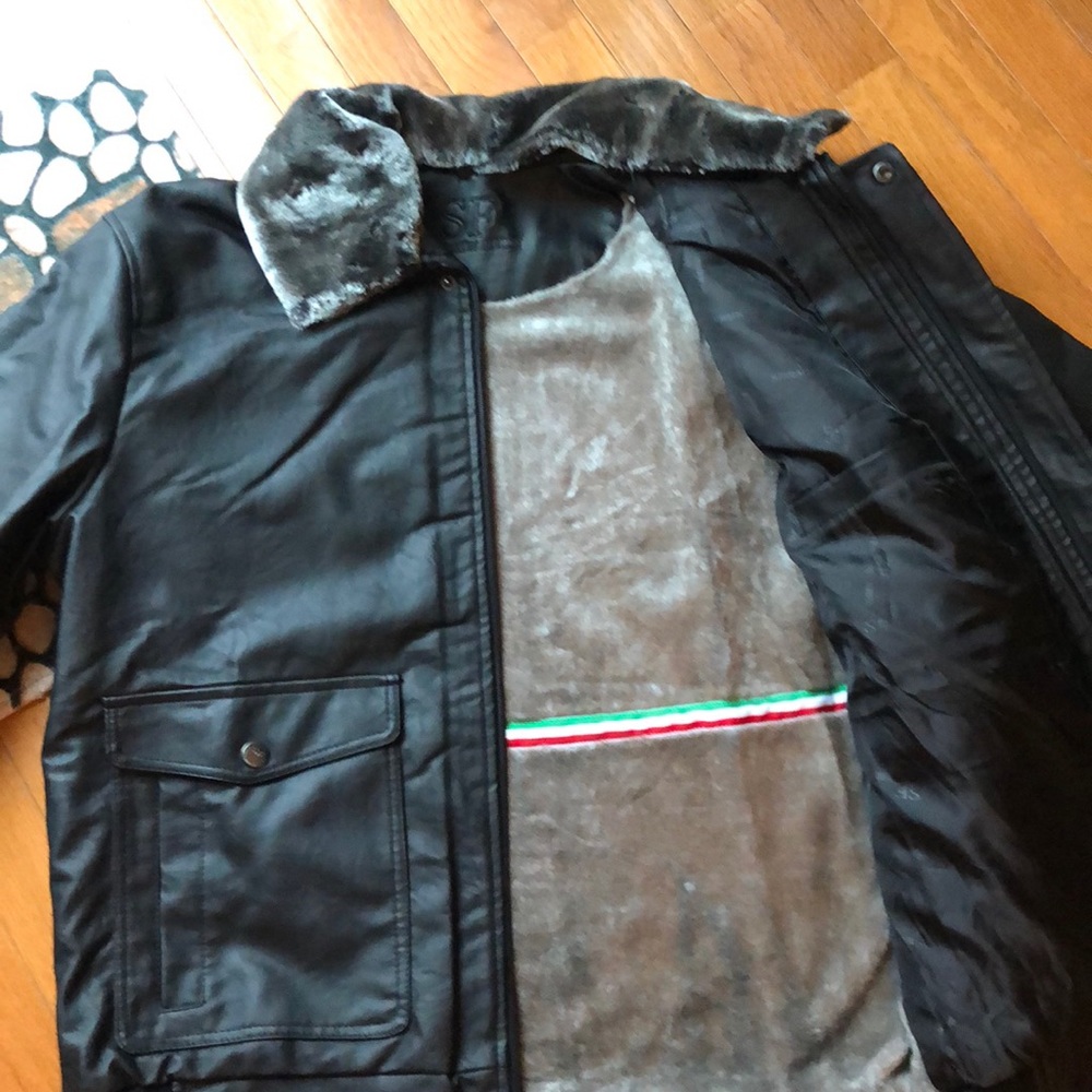 Men’s Italian leather jacket - Picture 4 of 4